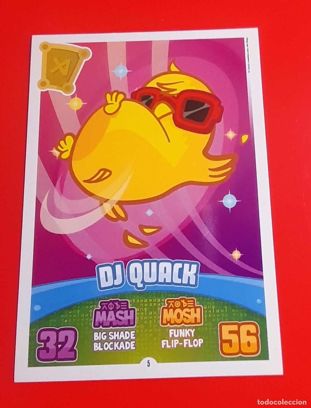 Trading cards: 5 - DJ Quack - TOPPS - MOSHI MONSTERS MASH UP Series 3: CODE BREAKERS (2012) - Foto 1
