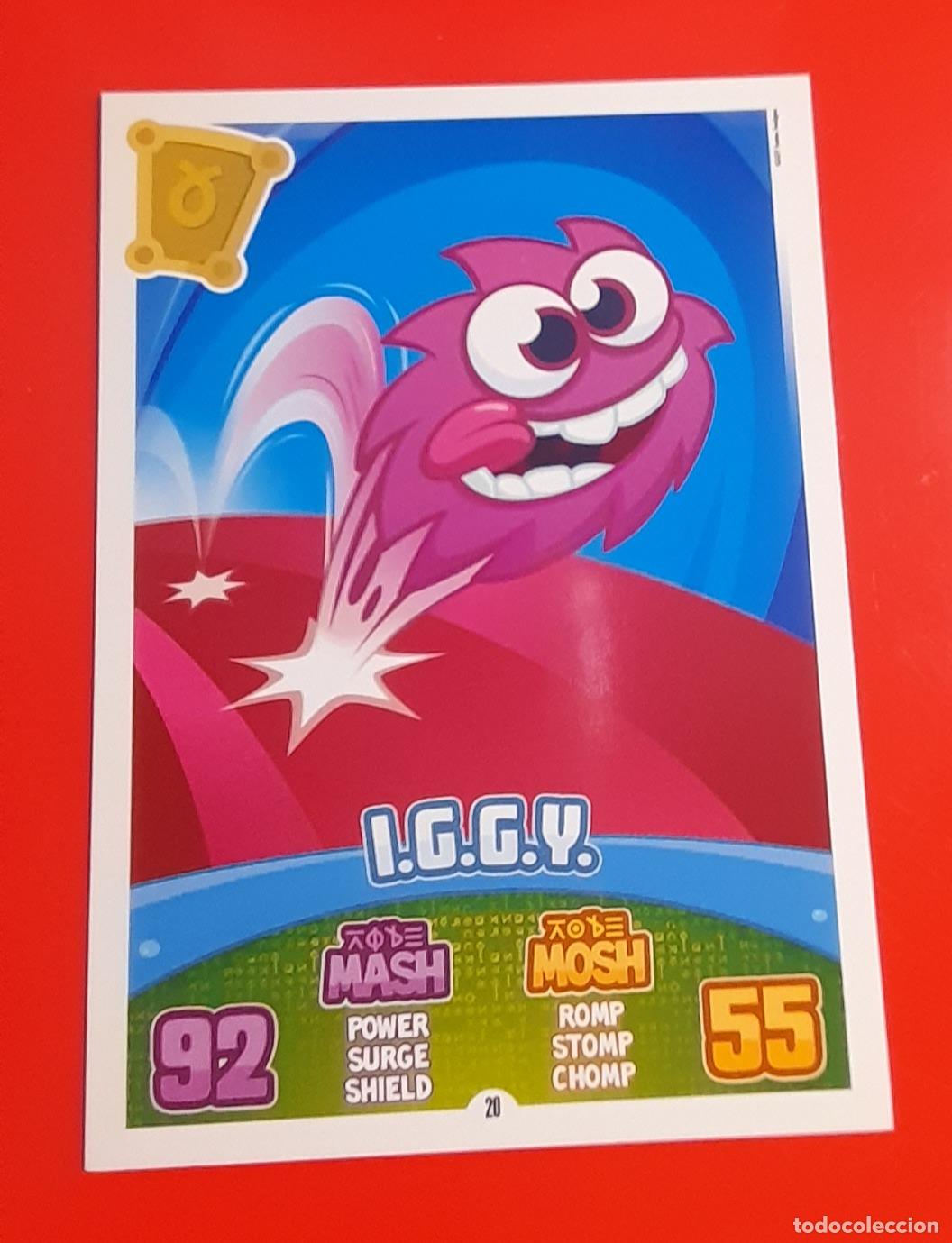 Trading cards: 20 - I.G.G.Y. - TOPPS - MOSHI MONSTERS MASH UP Series 3: CODE BREAKERS (2012) - Foto 1