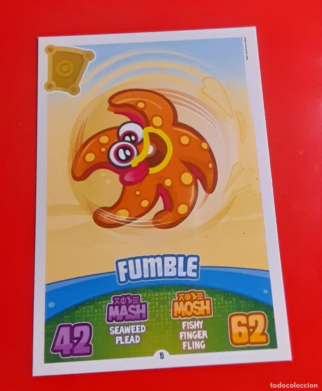 Trading cards: 15 - Fumble - TOPPS - MOSHI MONSTERS MASH UP Series 3: CODE BREAKERS (2012) - Foto 1