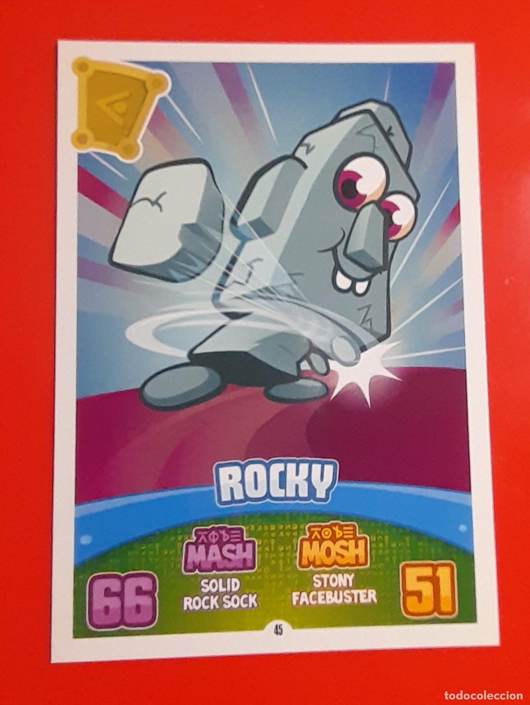 Trading cards: 45 - Rocky - TOPPS - MOSHI MONSTERS MASH UP Series 3: CODE BREAKERS (2012) - Foto 1