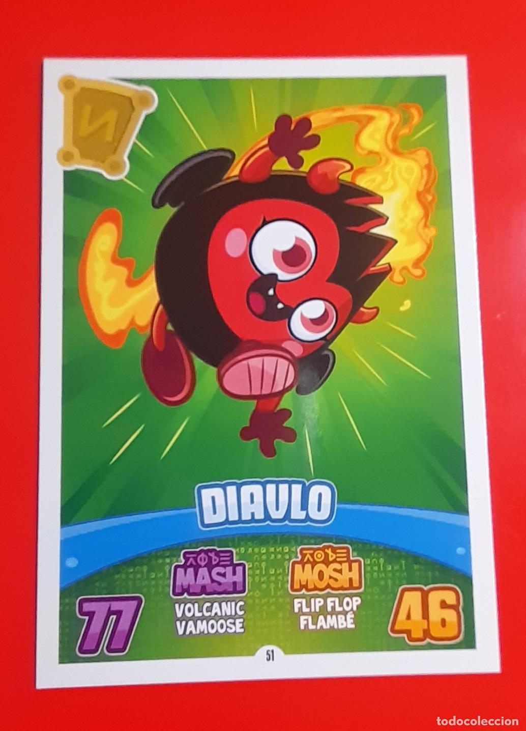Trading cards: 51 - Diavlo - TOPPS - MOSHI MONSTERS MASH UP Series 3: CODE BREAKERS (2012) - Foto 1