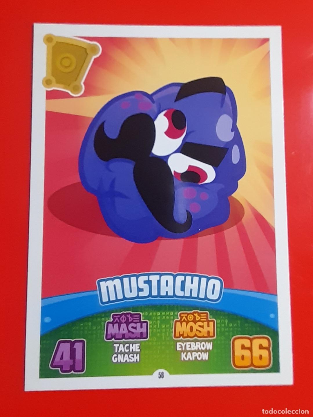 Trading cards: 58 - Mustachio - TOPPS - MOSHI MONSTERS MASH UP Series 3: CODE BREAKERS (2012) - Foto 1