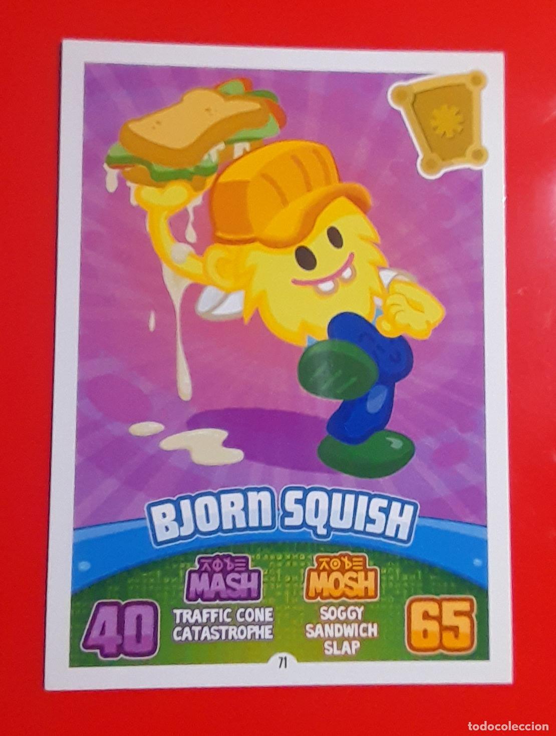 Trading cards: 71 - Bjorn Squish - TOPPS - MOSHI MONSTERS MASH UP Series 3: CODE BREAKERS (2012) - Foto 1