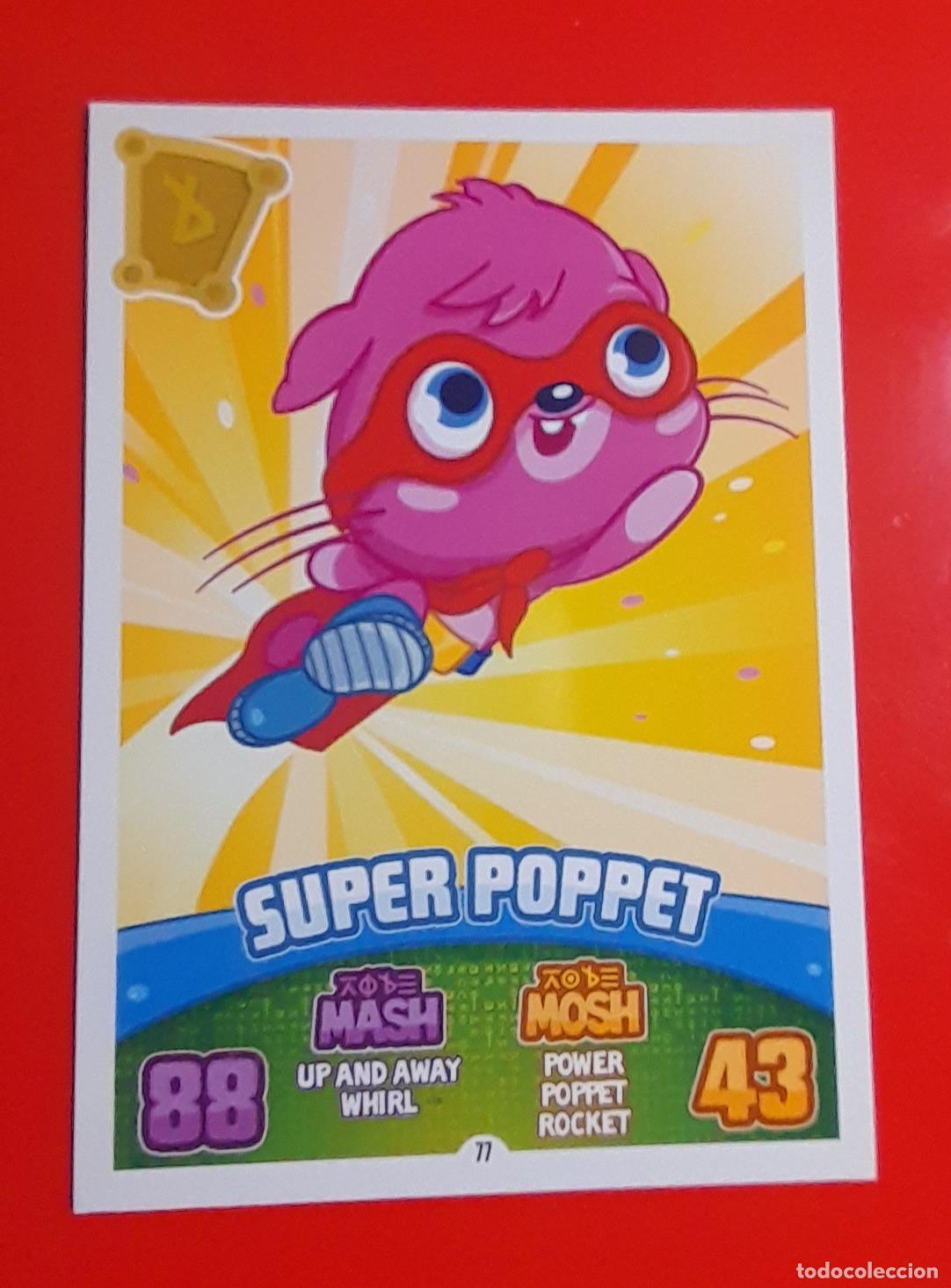 Trading cards: 77 - Super Poppet - TOPPS - MOSHI MONSTERS MASH UP Series 3: CODE BREAKERS (2012) - Foto 1