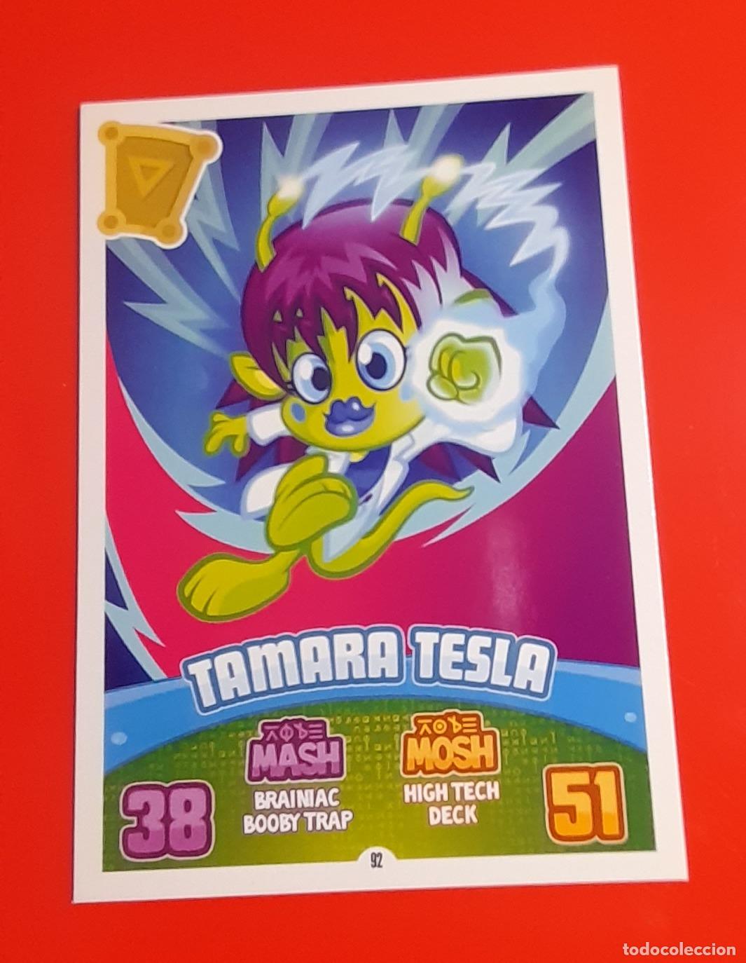 Trading cards: 92 - Tamara Tesla - TOPPS - MOSHI MONSTERS MASH UP Series 3: CODE BREAKERS (2012) - Foto 1