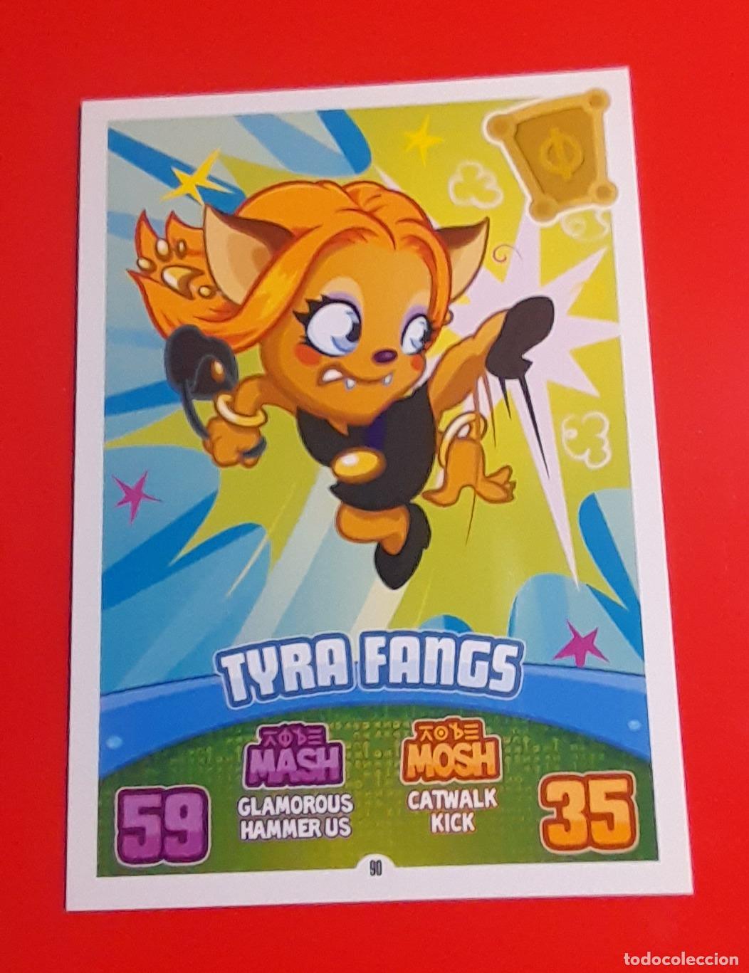 Trading cards: 90 - Tyra Fangs - TOPPS - MOSHI MONSTERS MASH UP Series 3: CODE BREAKERS (2012) - Foto 1
