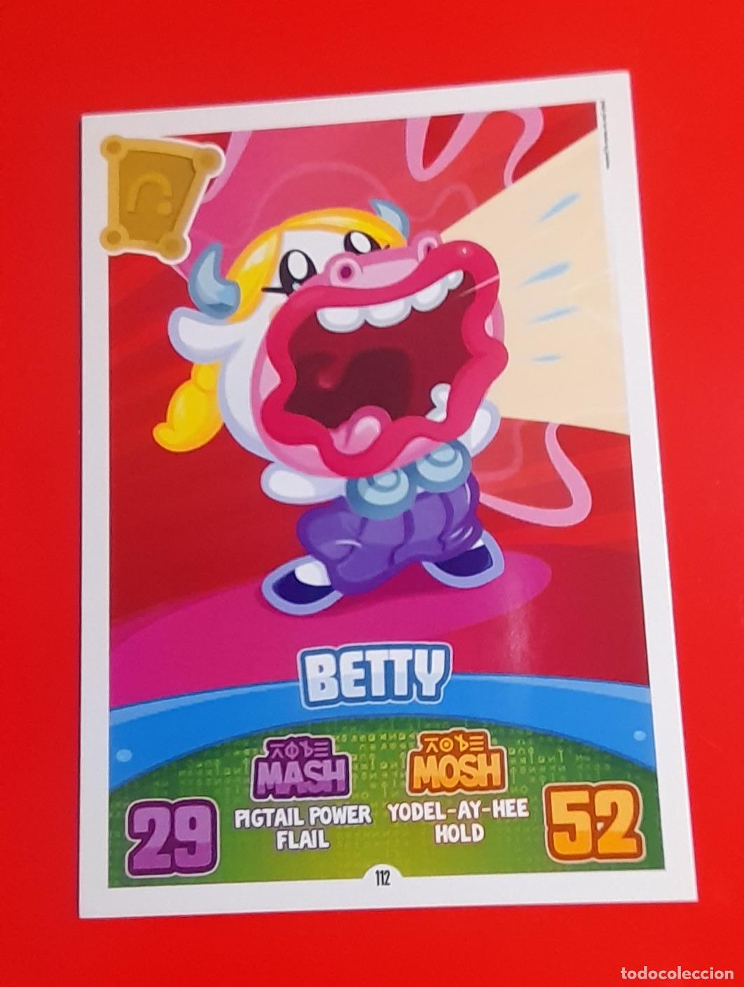 Trading cards: 112 - Betty - TOPPS - MOSHI MONSTERS MASH UP Series 3: CODE BREAKERS (2012) - Foto 1