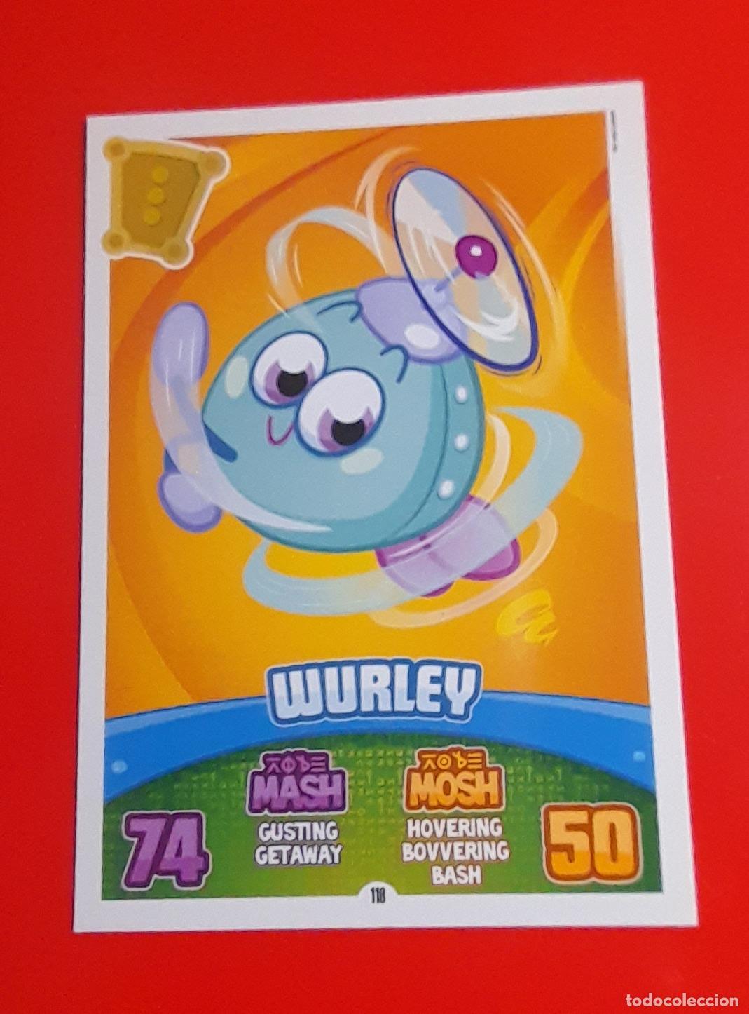 Trading cards: 118 - Wurley - TOPPS - MOSHI MONSTERS MASH UP Series 3: CODE BREAKERS (2012) - Foto 1
