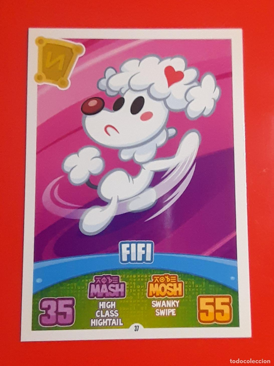 Trading cards: 37 - Fifi - TOPPS - MOSHI MONSTERS MASH UP Series 3: CODE BREAKERS (2012) - Foto 1