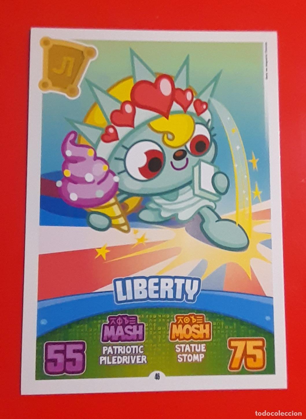 Trading cards: 46 - Liberty - TOPPS - MOSHI MONSTERS MASH UP Series 3: CODE BREAKERS (2012) - Foto 1