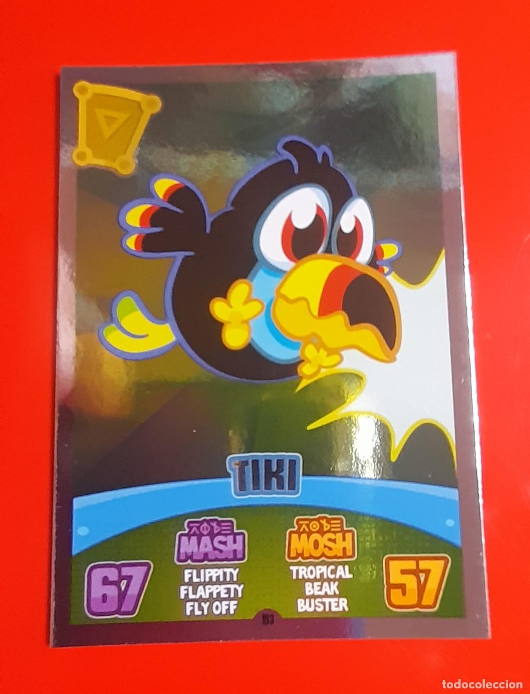 Trading cards: 193 - Tiki - Mirror Foil - TOPPS - MOSHI MONSTERS MASH UP Series 3: CODE BREAKERS (2012) - Foto 1