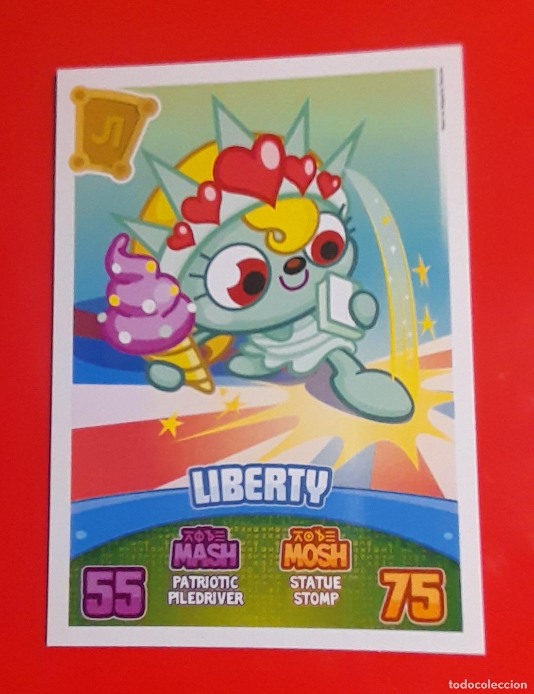 Trading cards: Liberty - Sin n&uacute;mero - TOPPS - MOSHI MONSTERS MASH UP Series 3: CODE BREAKERS (2012) - Foto 1