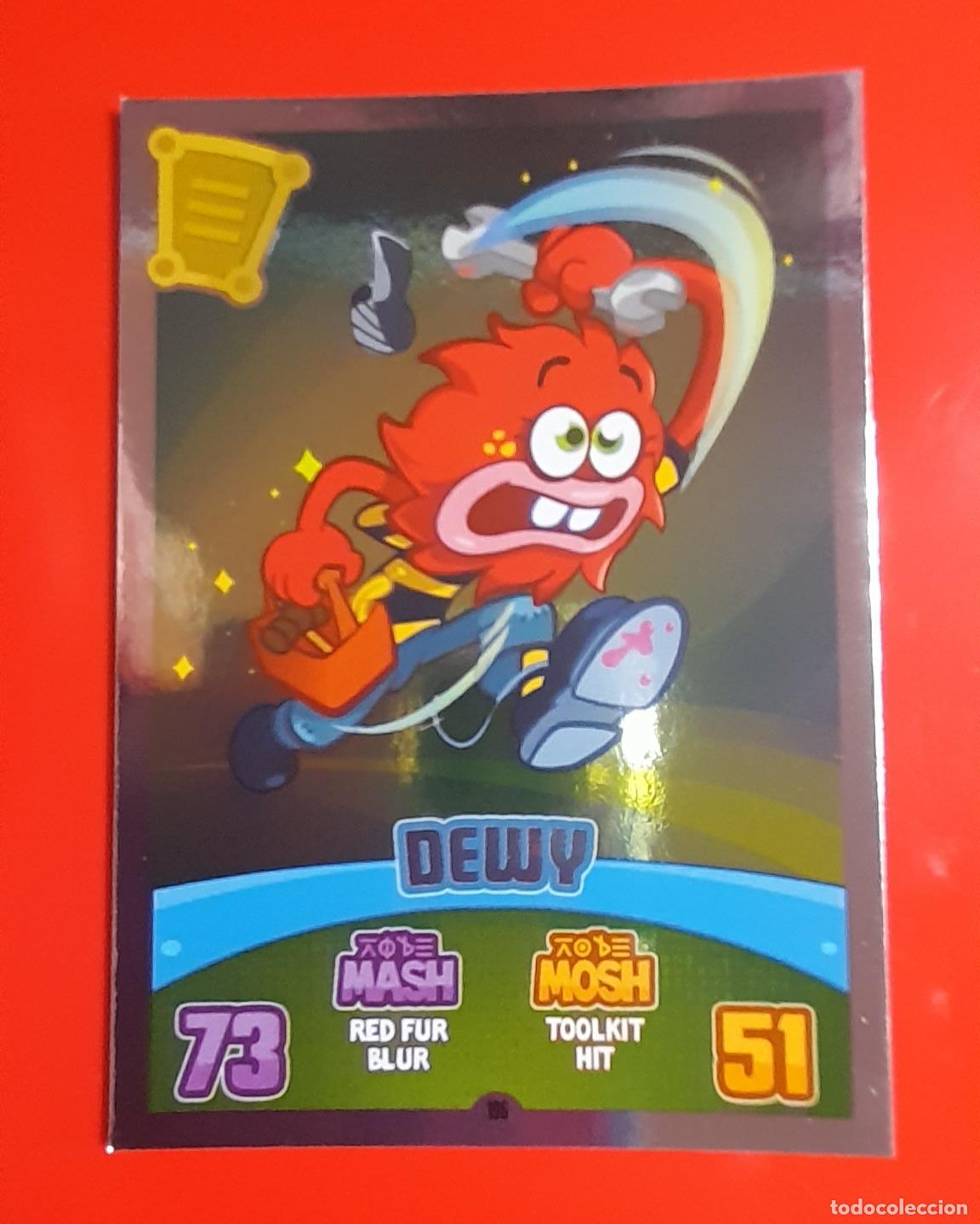 Trading cards: 196 - Dewy - Mirror Foil - TOPPS - MOSHI MONSTERS MASH UP Series 3: CODE BREAKERS (2012) - Foto 1