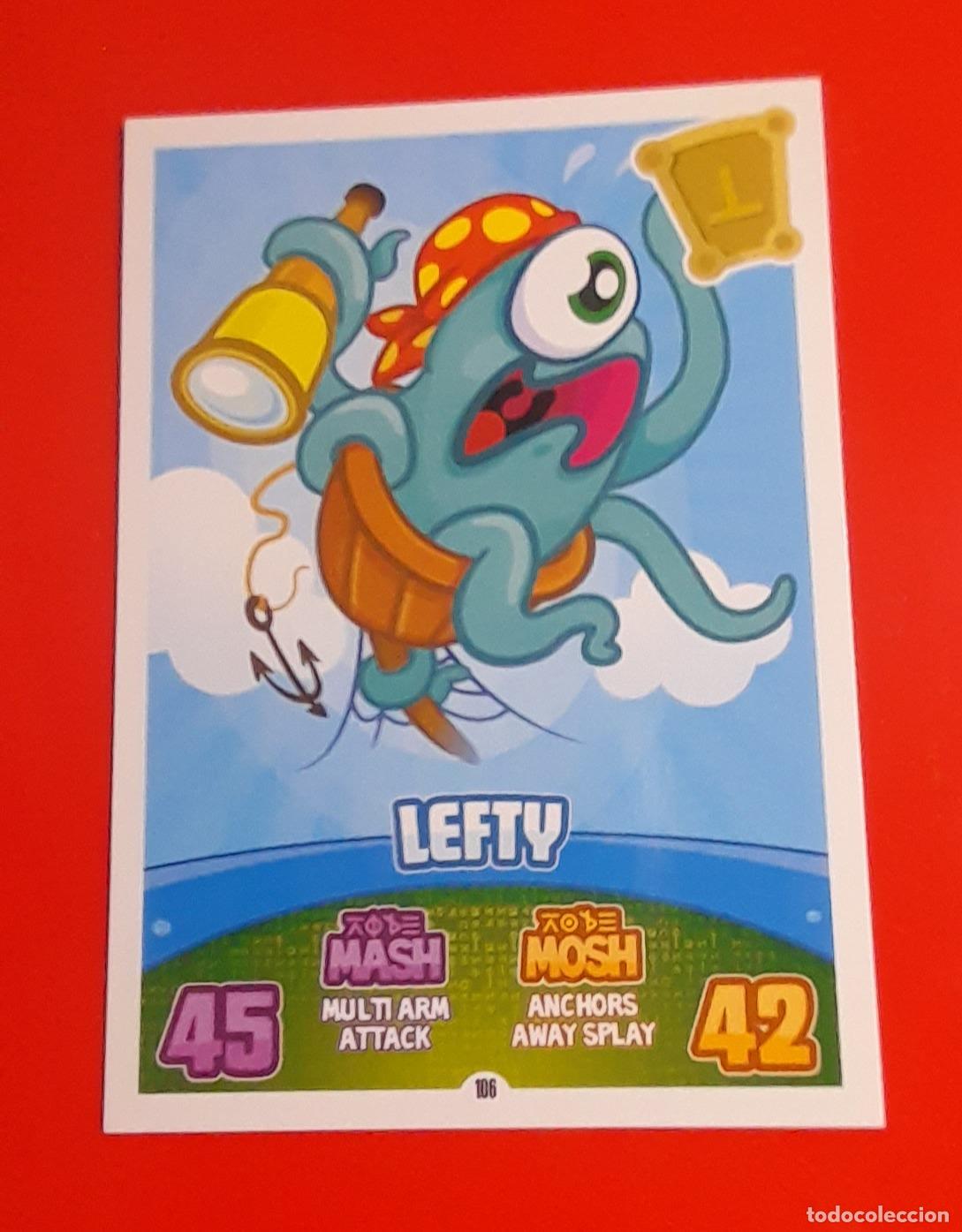 Trading cards: 106 - Lefty - TOPPS - MOSHI MONSTERS MASH UP Series 3: CODE BREAKERS (2012) - Foto 1