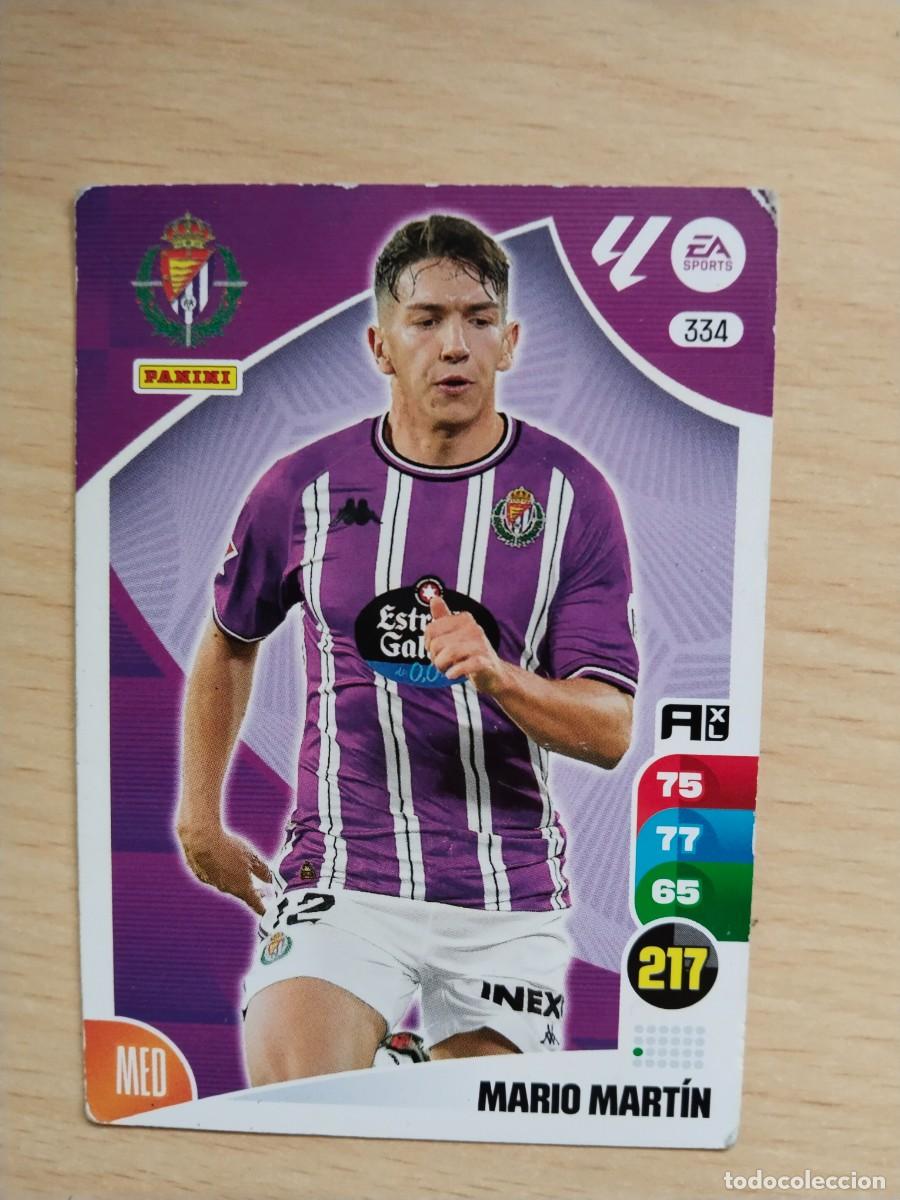 Trading Cards: CARTA ADRENALYN PANINI MARIO MART&Iacute;N (VALLADOLID) N&ordm; 334