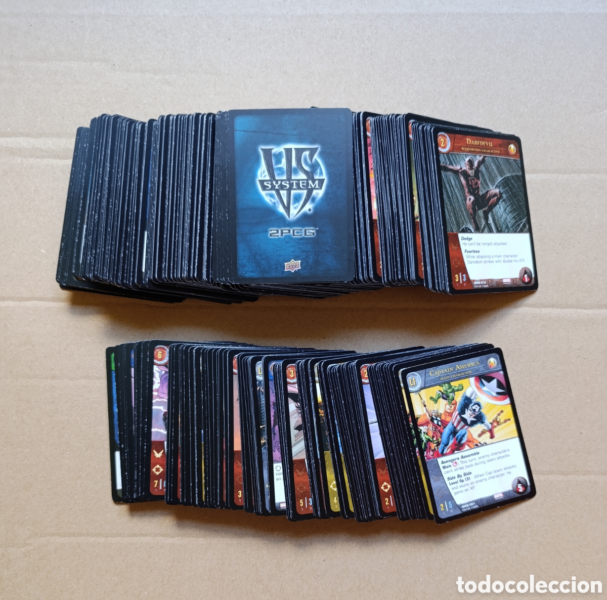 Trading cards: Lote de 372 cartas VS System Marvel - Foto 1