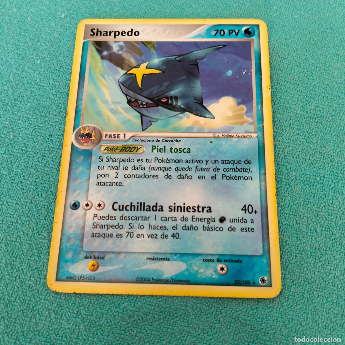 Trading cards: Sharpedo 22/109 2004 EX Ruby & Sapphire carta Pok&eacute;mon espa&ntilde;ol - Foto 1