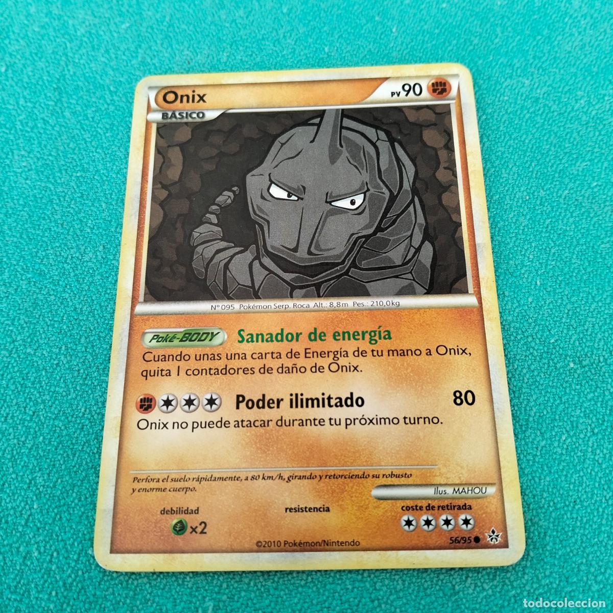 Trading cards: Onix 56/95 2010 carta Pok&eacute;mon espa&ntilde;ol - Foto 1