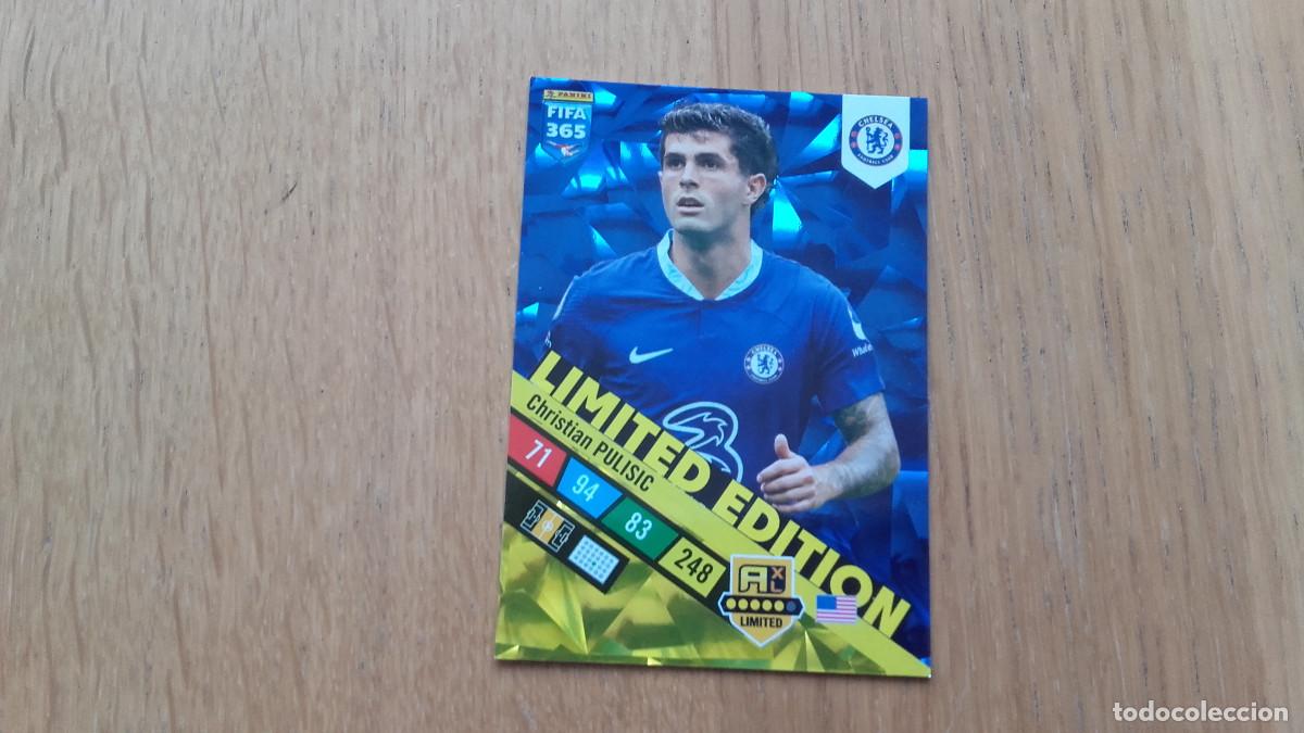 Sammelkarten: chelsea pulisic panini adrenalyn limited edition 365 fifa 2023 limitada 2022 card