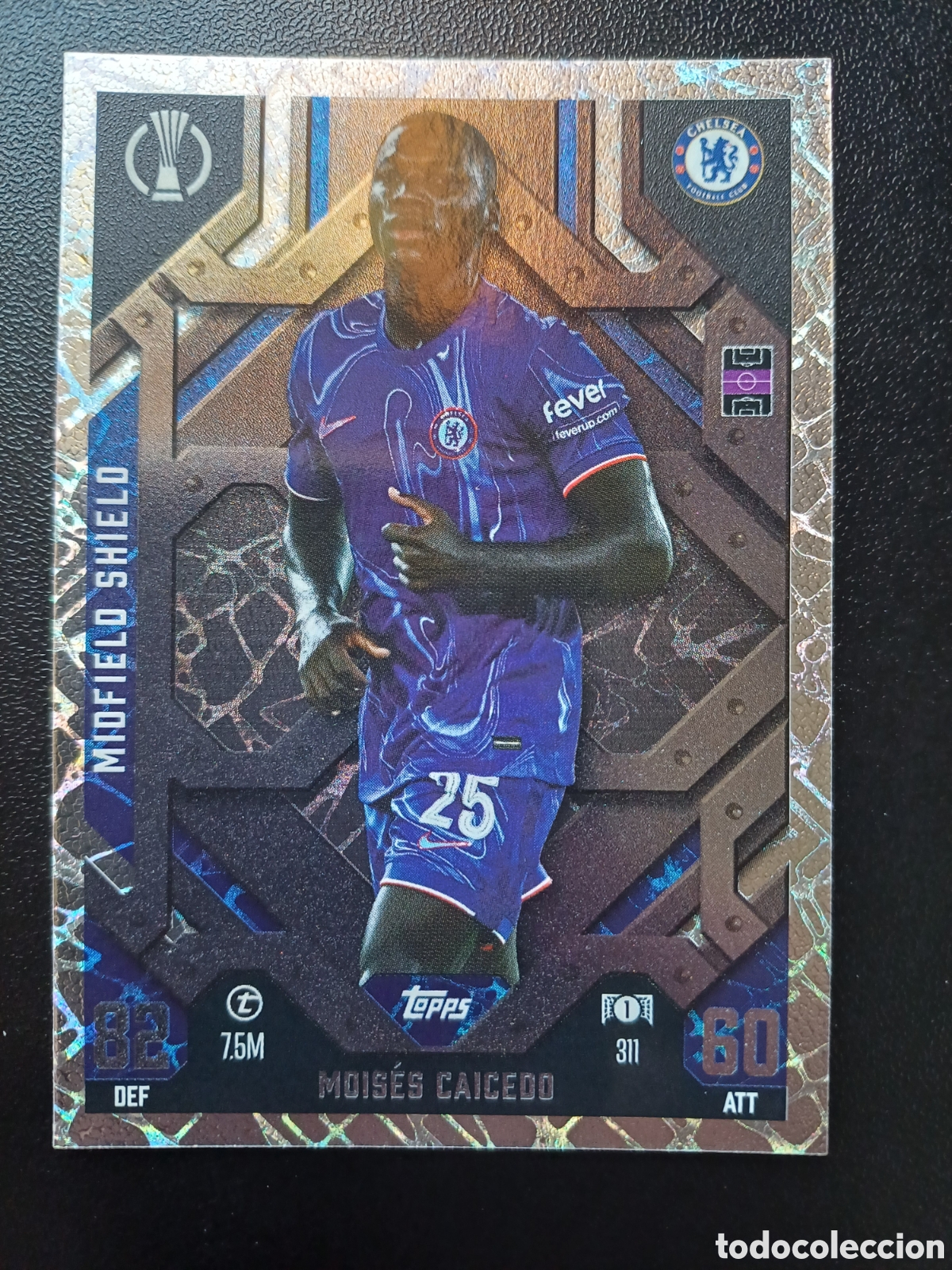Sammelkarten: #311 MOISES CAICEDO CHELSEA FC TOPPS MATCH ATTAX EXTRA 2024/25