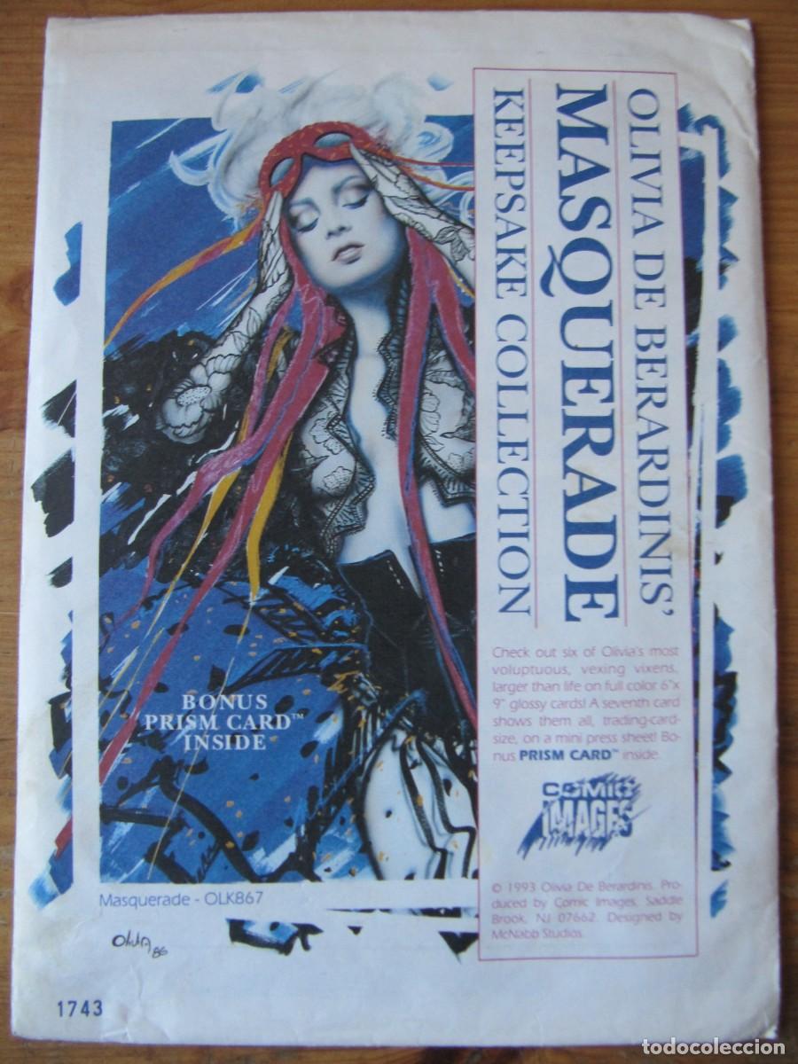 Trading cards: OLIVIA DE BERARDINIS &ndash; MASQUERADE &ndash; KEEPSAKE COLLECTION &ndash; EDICION NUMERADA - Foto 1