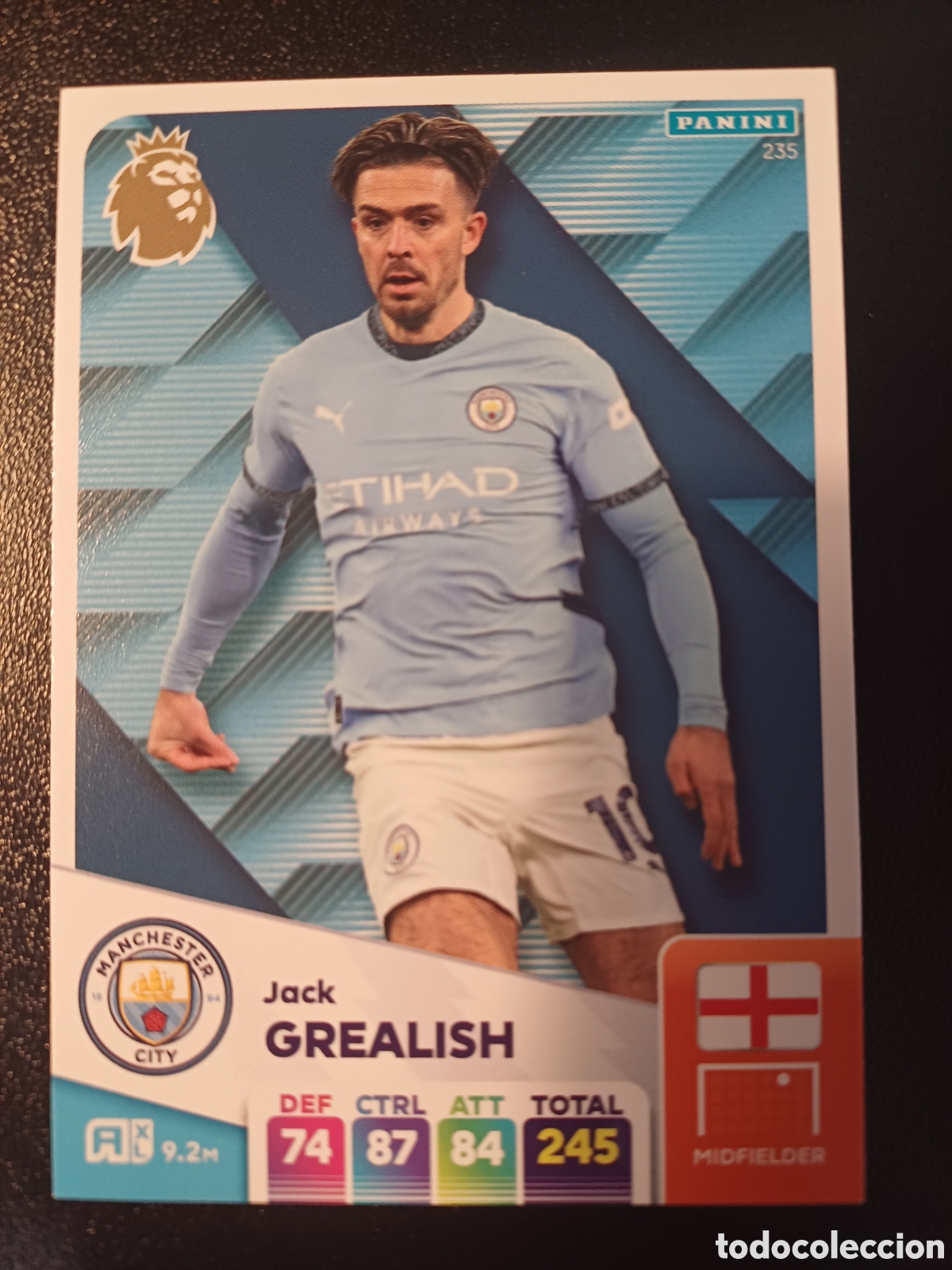Sammelkarten: #235 JACK GREALISH MANCHESTER CITY PANINI ADRENALYN XL PREMIER LEAGUE 2025
