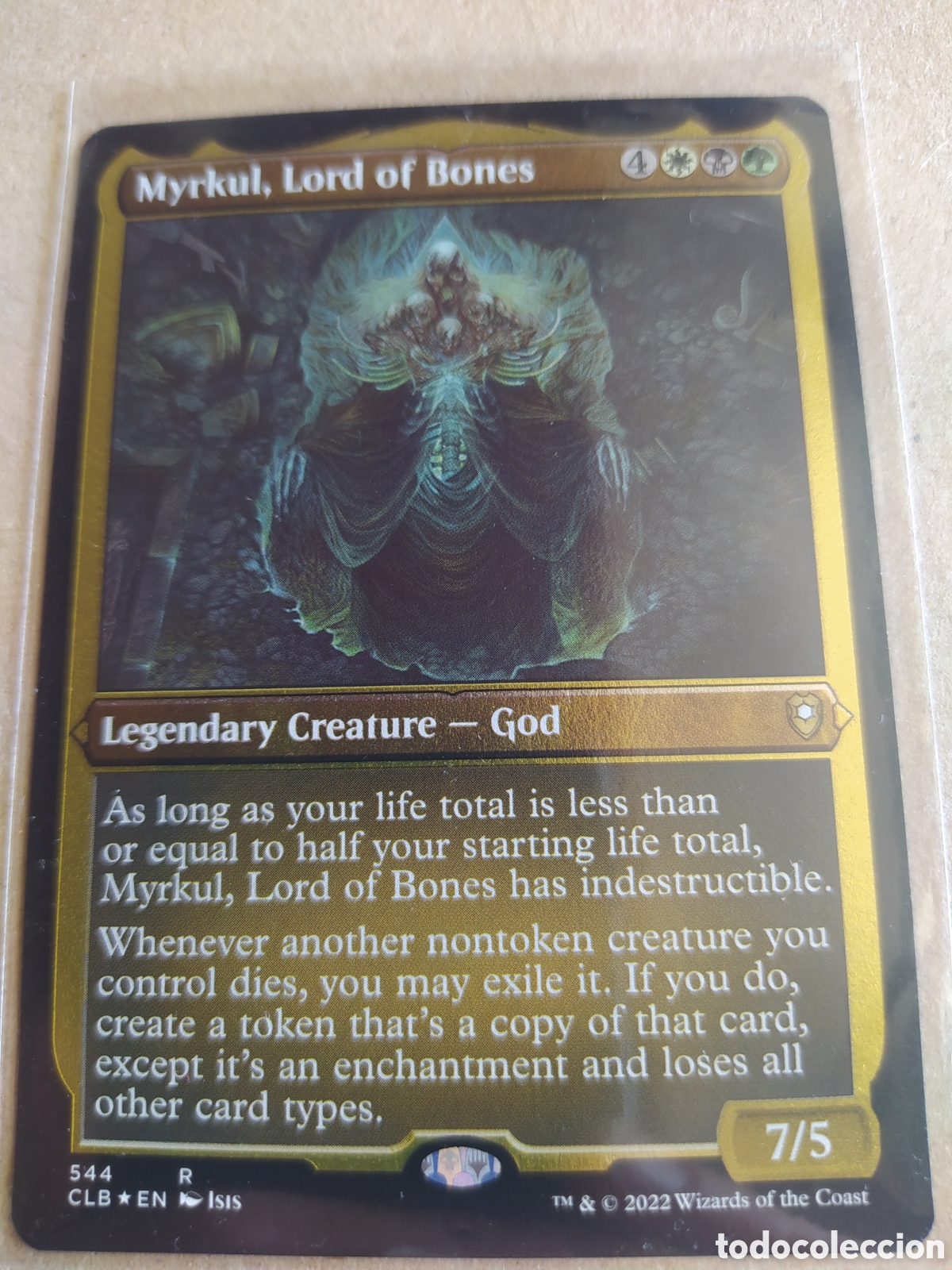Cartas Colecion&aacute;veis: Magic the gathering - myrkul , lord of bones