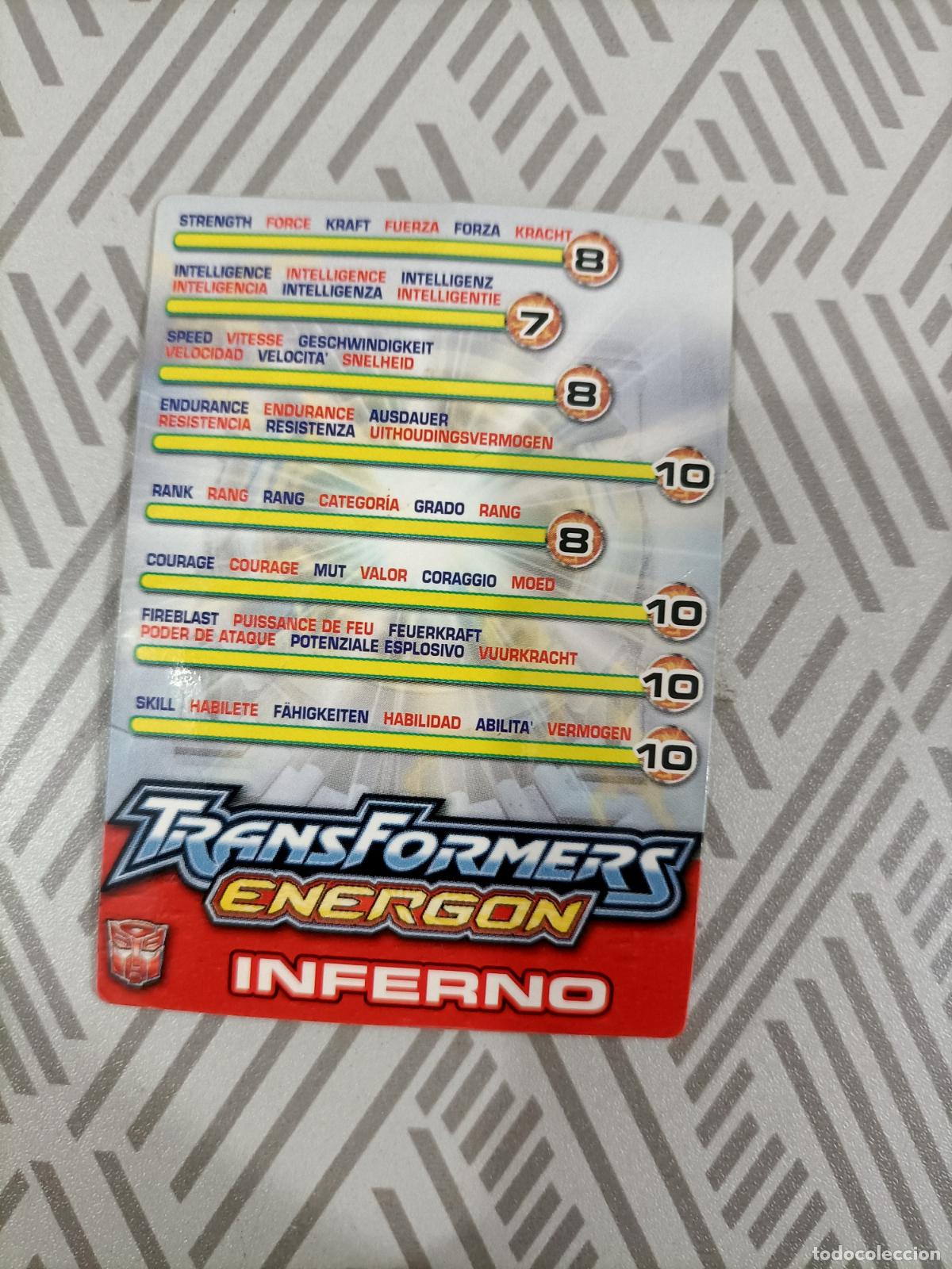 Trading cards: Cartas Transformers Energon inferno - Foto 2