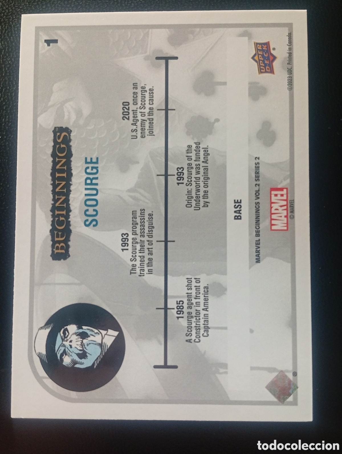 Trading cards: 1 BEGINNINGS SCOURCE UPPER DECK 2023 MARVEL CROMOS CARDS PANINI TOPPS TCG - Foto 2