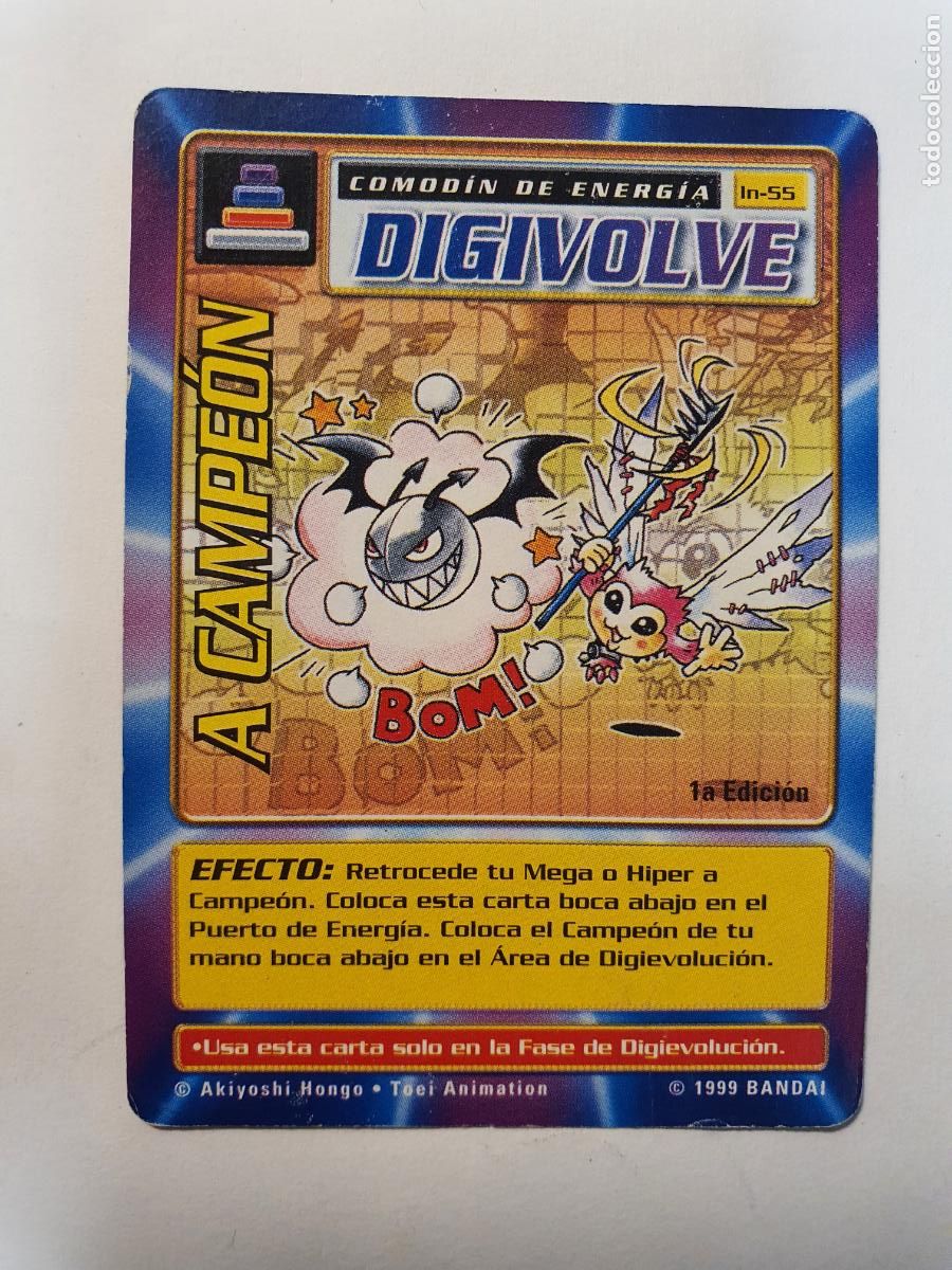carta bandai digimon 1999 trading card espaa e - Acquista Figurine e carte  collezionabili antiche su todocoleccion
