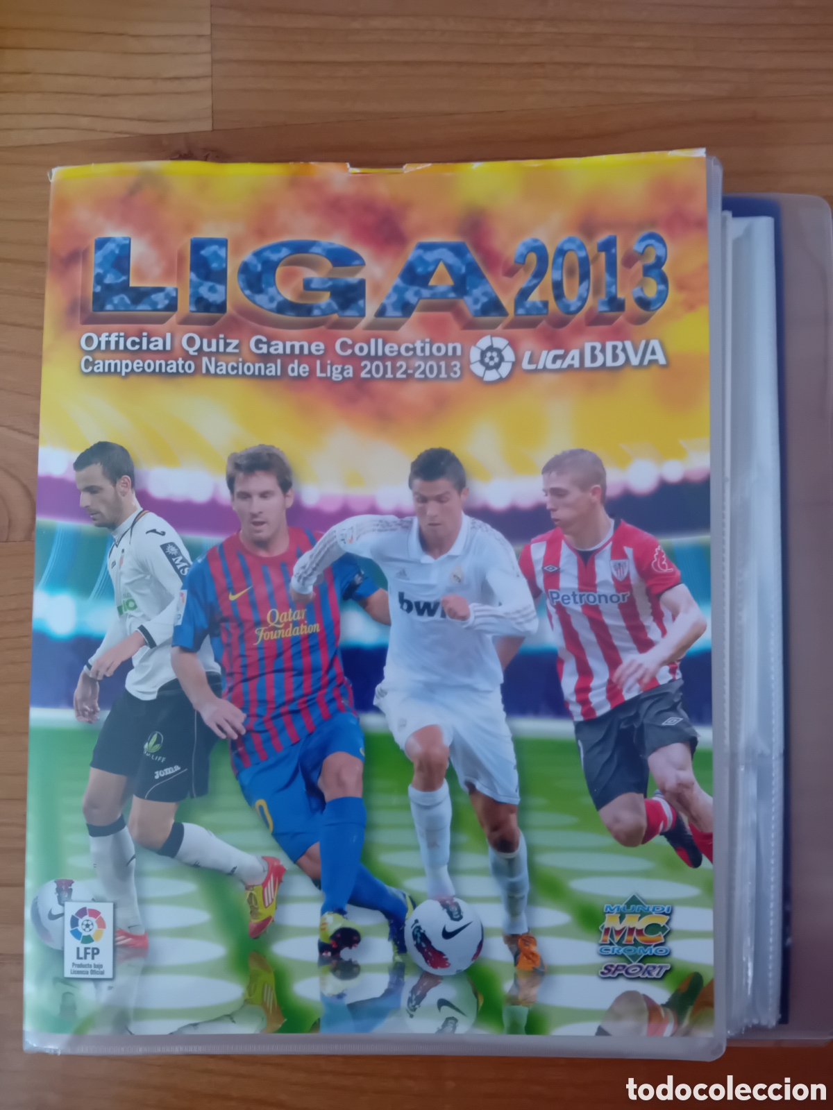 Cartas Colecion&aacute;veis: ALBUM, TABLERO Y 78 TARJETAS CROMOS LIGA 2013 MUNDICROMO