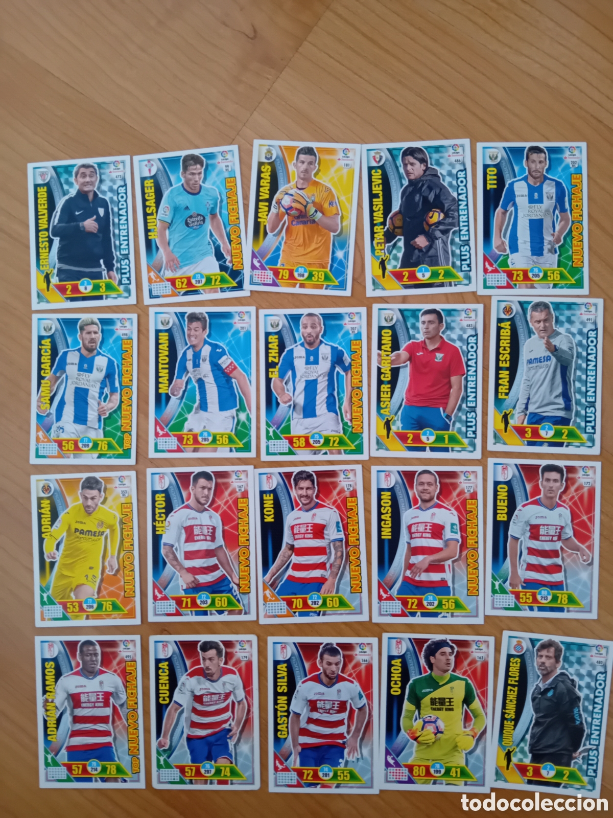 Cartas Colecion&aacute;veis: LOTE 61 TARJETAS CROMOS ADRENALYN 2016-2017 PANINI