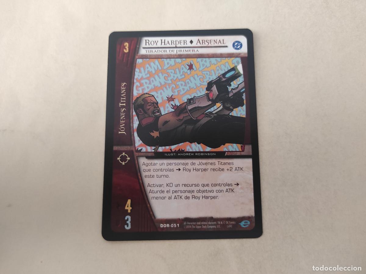 Trading cards: TRADING CARD DE SUPERHEROES DC VS SYSTEM A&Ntilde;O 2004 DE UPPER DECK - Foto 1