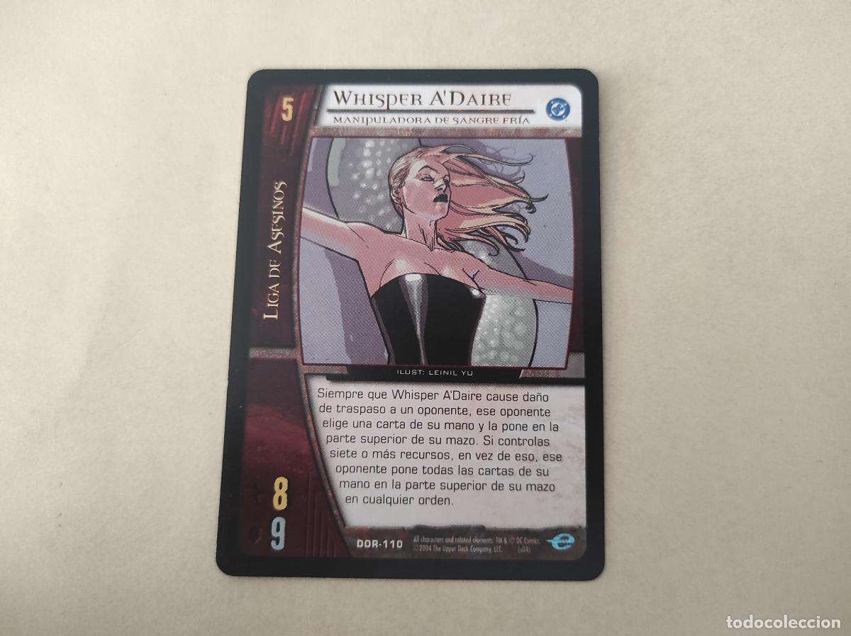 Trading cards: TRADING CARD DE SUPERHEROES DC VS SYSTEM A&Ntilde;O 2004 DE UPPER DECK - Foto 1