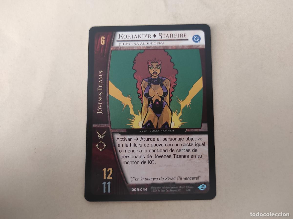 Trading cards: TRADING CARD DE SUPERHEROES DC VS SYSTEM A&Ntilde;O 2004 DE UPPER DECK - Foto 1