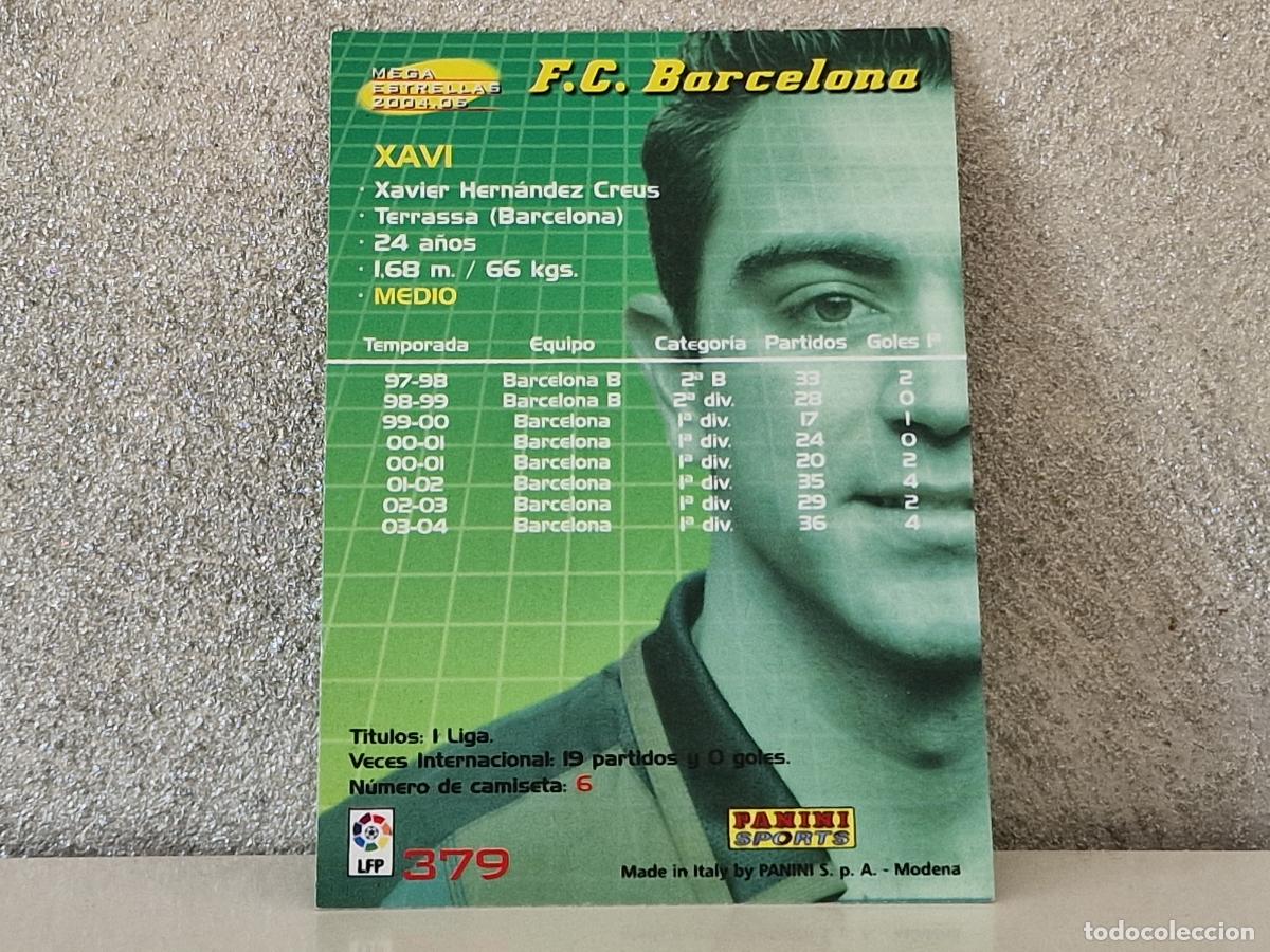 Trading cards: XAVI MEGACRACKS 2004 2005 - Foto 3