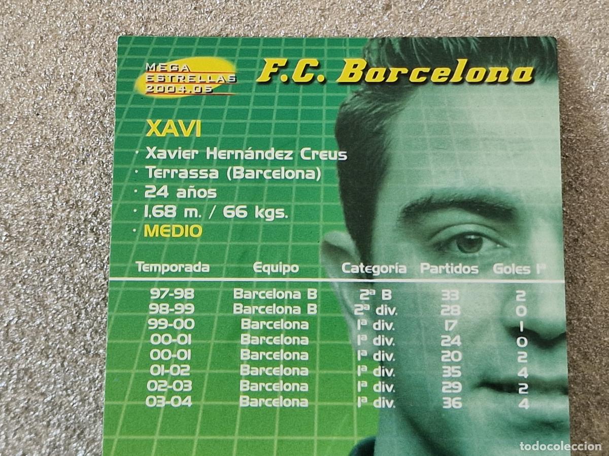 Trading cards: XAVI MEGACRACKS 2004 2005 - Foto 4