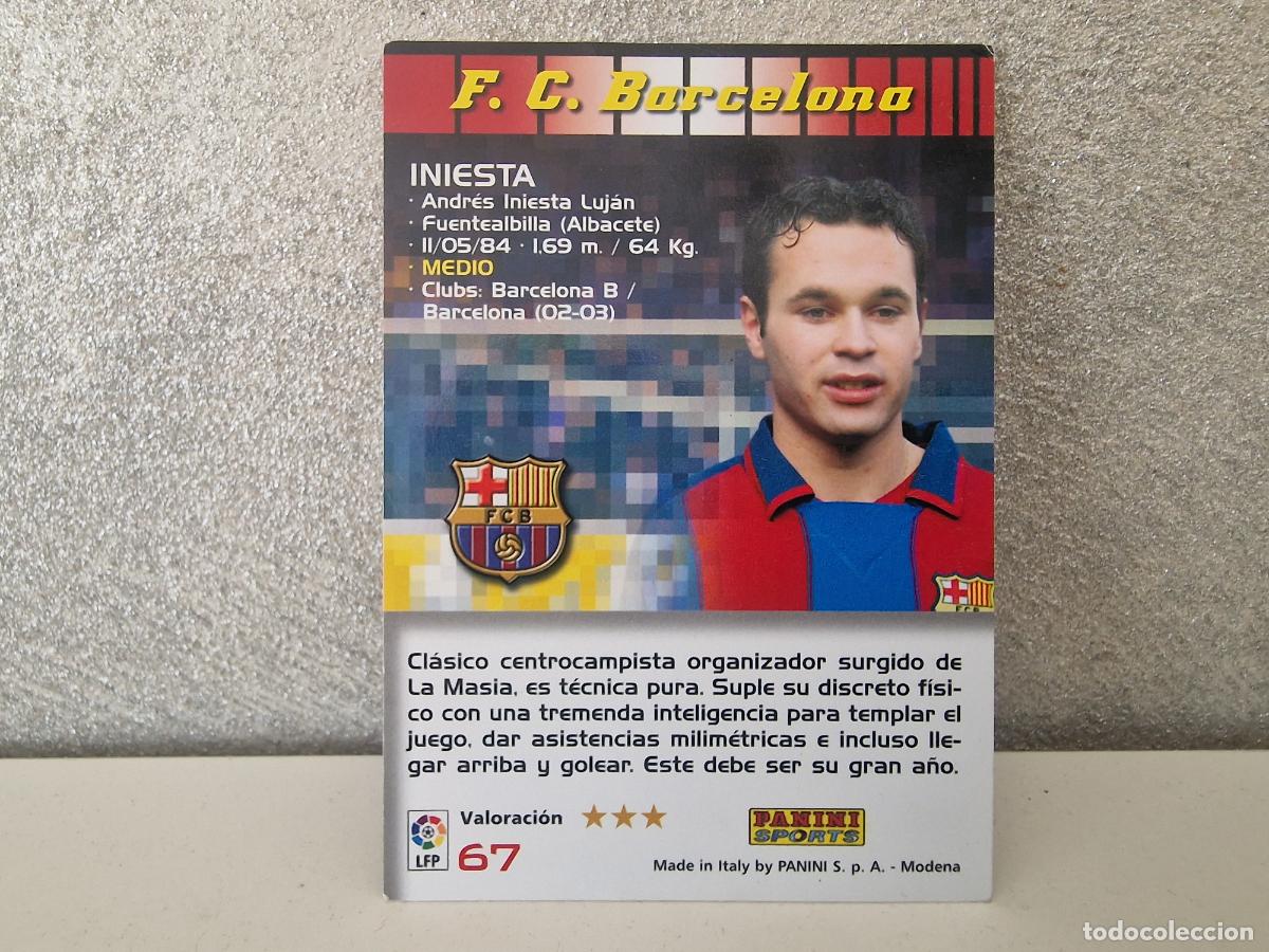 Trading cards: INIESTA MEGACRACKS 2004 2005 - Foto 4