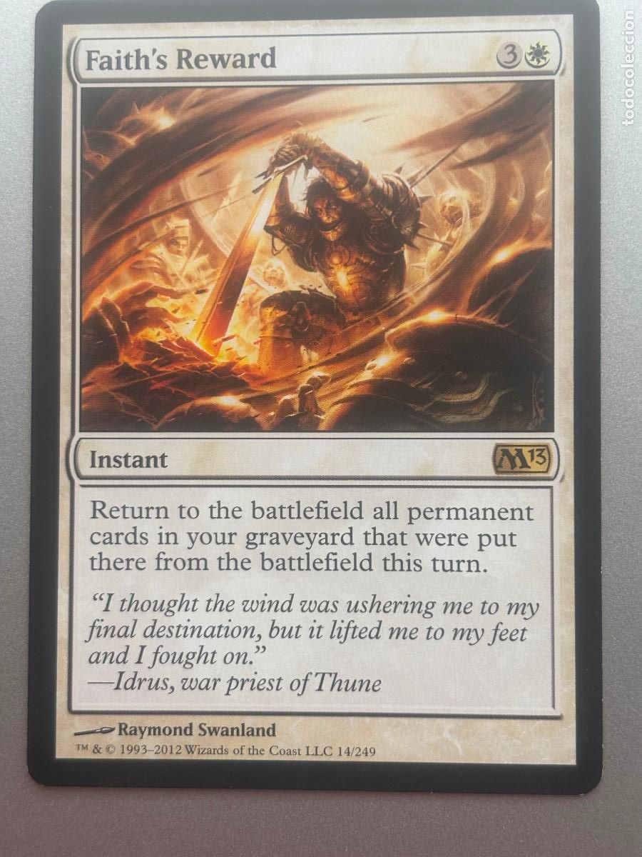 Trading cards: MAGIC THE GATHERING - FAITHS REWARD ( MAGIC 2013 ) - Foto 1