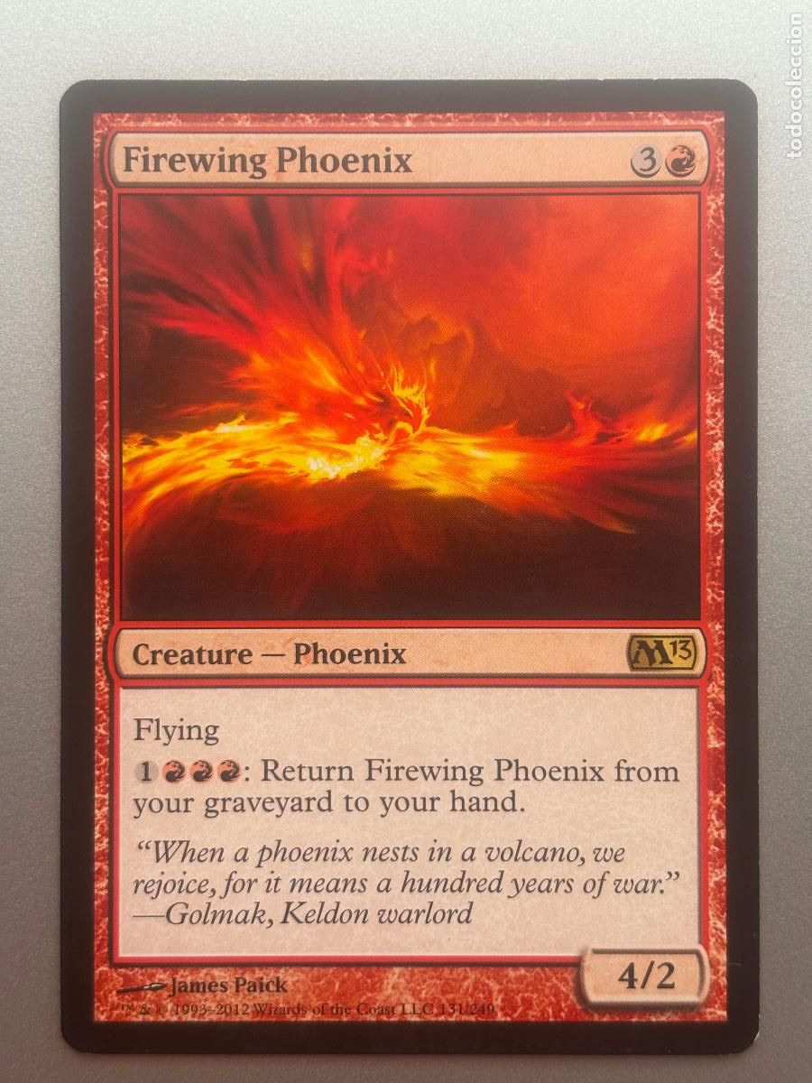 Trading cards: MAGIC THE GATHERING - FIREWING PHOENIX ( MAGIC 2013 ) - Foto 1