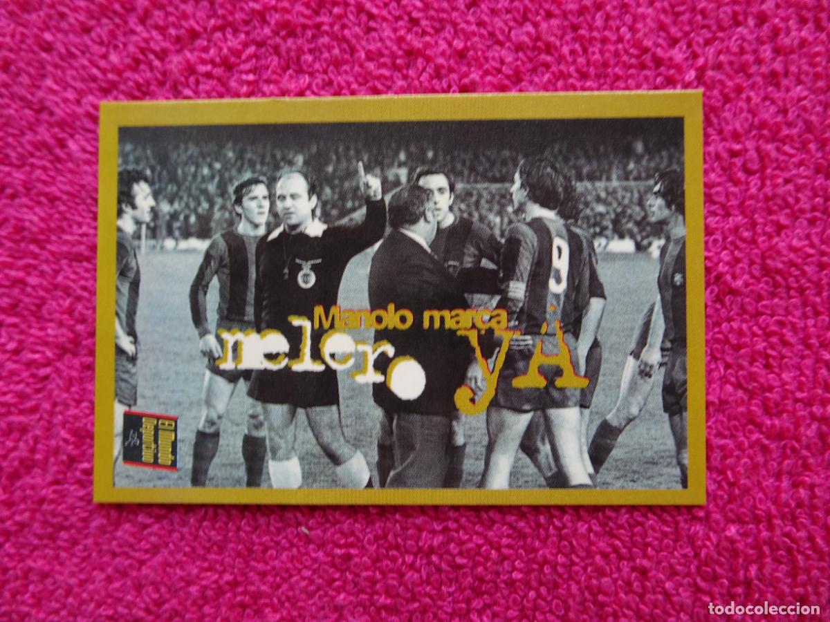 Trading cards: el mundo deportivo melero manolo marca ya la col&middot;lecci&oacute; bar&ccedil;a or 1995 barcelona