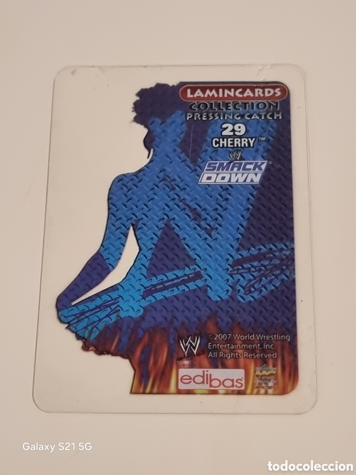 Trading cards: 29 - CHERRY - LAMINCARDS PRESSING CATCH SMACK DOWN 2007 - Foto 2