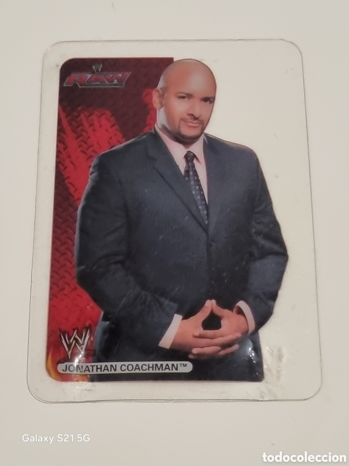 Trading cards: 44 - JONATHAN COACHMAN - LAMINCARDS PRESSING CATCH RAW 2007 - Foto 1