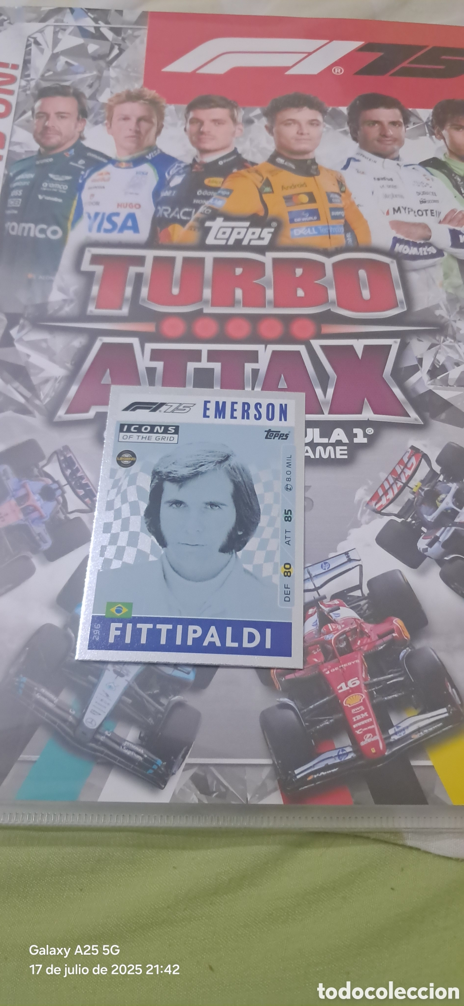 Trading Cards: FORMULA 1 EMERSON FITTIPALDI