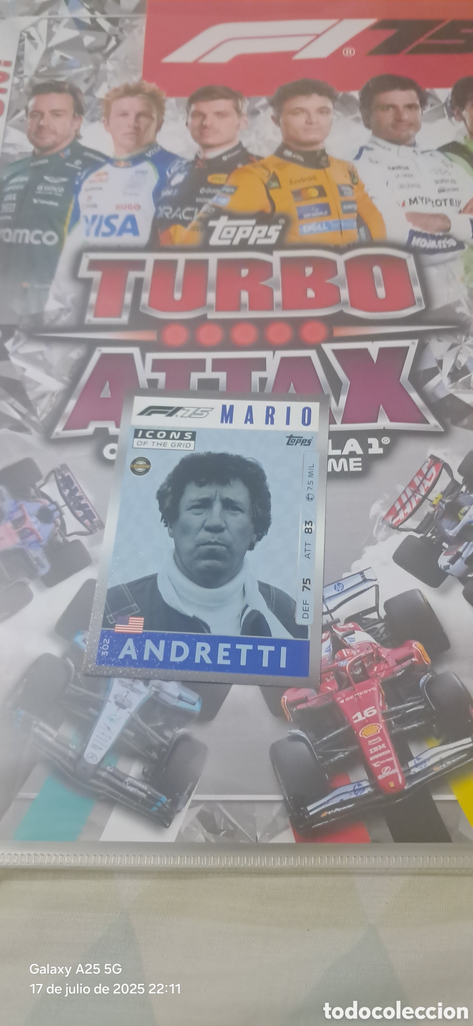 Trading Cards: MARIO ANDRETTI FORMULA 1
