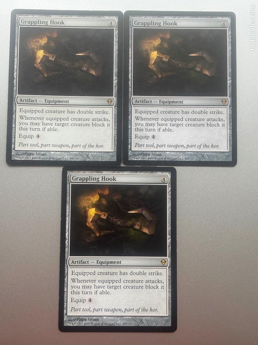 Trading cards: MAGIC THE GATHERING - GRAPPLING HOOK x 3 ( ZENDIKAR ) - Foto 1