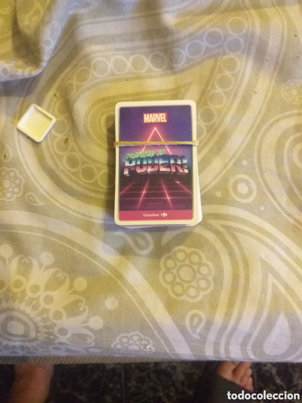 Trading cards: Lote de 52 cartas marvel/carrefour - Foto 1