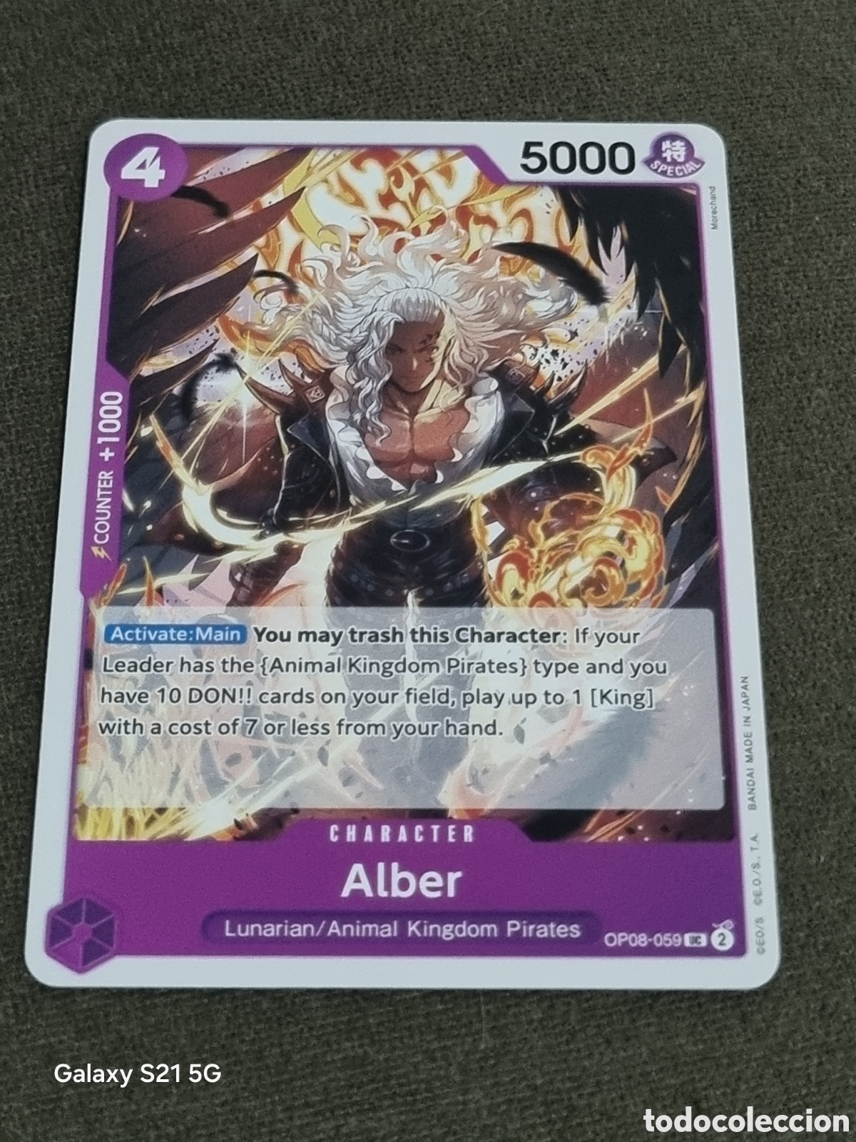 Trading cards: CARTA ONE PIECE - ALBER OP08 - 059 - Foto 1