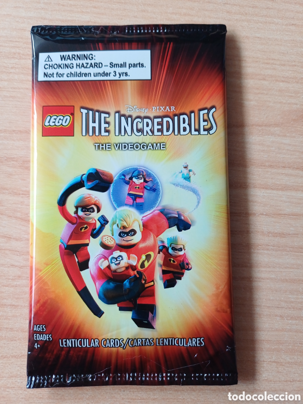 Sammelkarten: SOBRE LEGO DISNEY PIXAR THE INCREDIBLES CON 5 CARTAS LENTICULARES