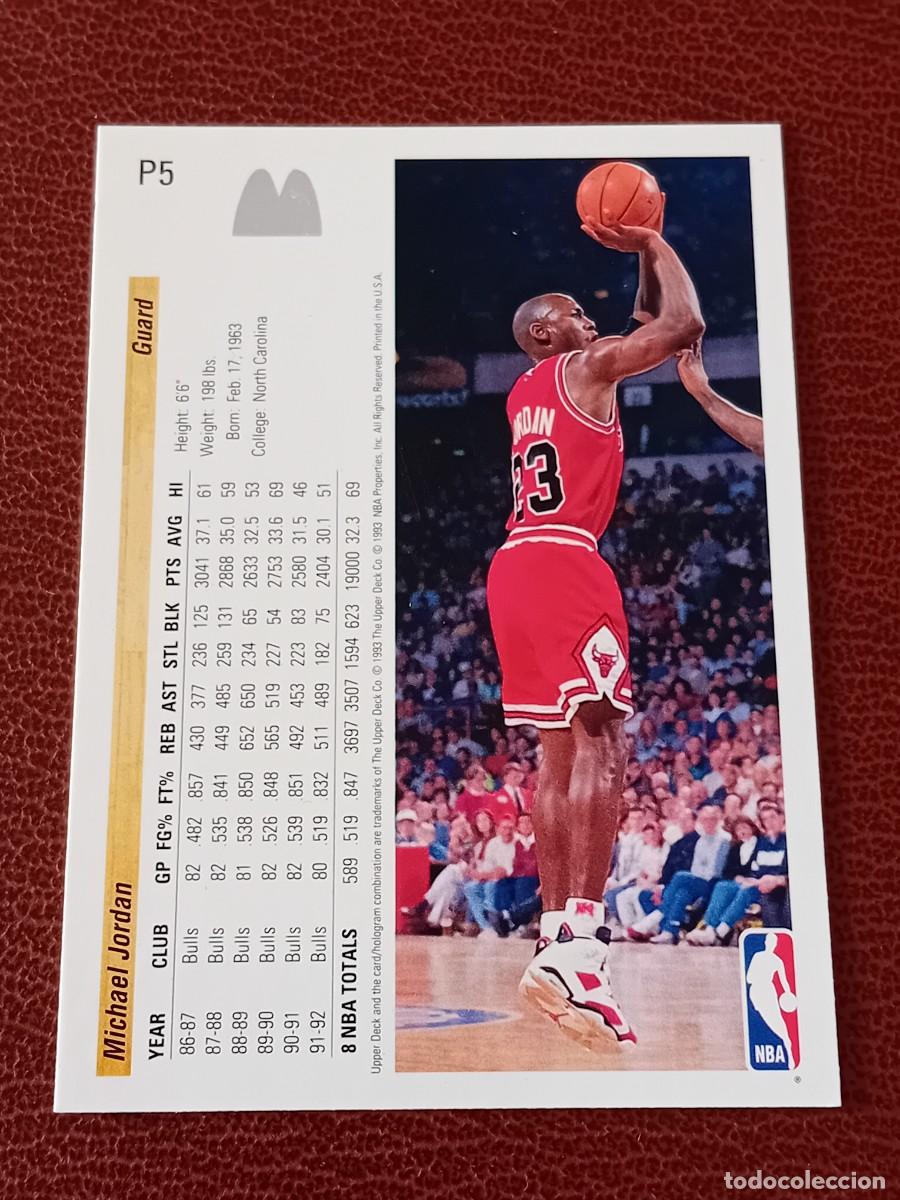 Trading cards: Card P5 Michael Jordan Upper Deck 1992-93 - Foto 2